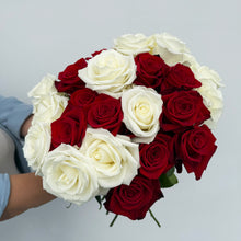 America's Birthday: Red & White Roses